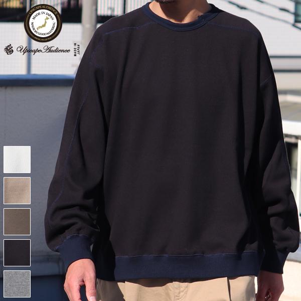 オーディエンス Audience ボンバーヒート ハニカムサーマル クルーネック 日本製 AUD66...