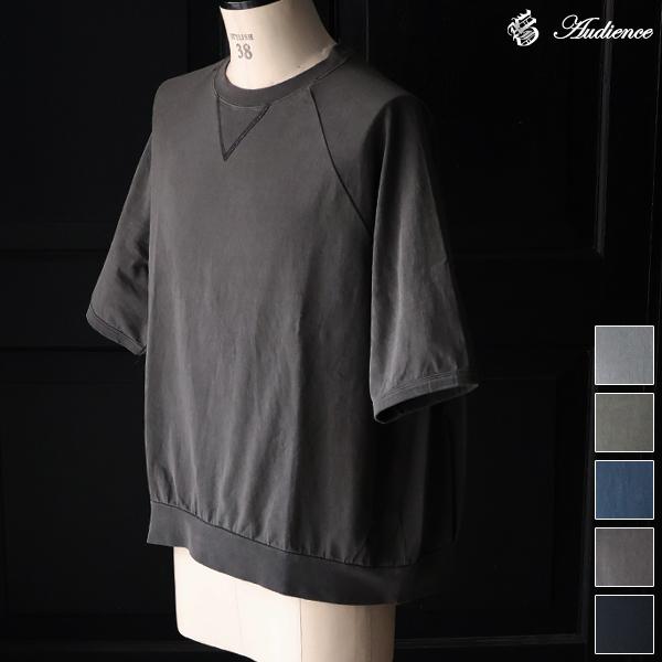 オーディエンス Audience  Tシャツ ハーフスリーブ ピグメント 米綿 USAコットン ガゼ...