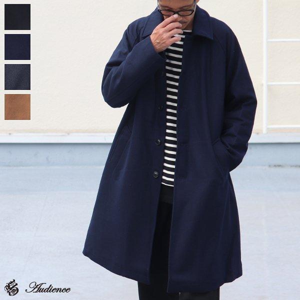 オーディエンス Audience オーバーサイズ ステンカラーコート 610gウールメルトン サーモ...