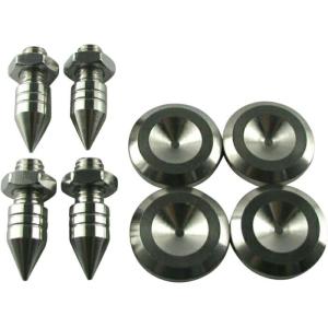 インシュレーター スピーカー スパイク 金属製 8個セット オーディオ