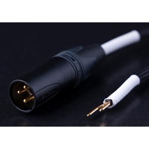 オーディオ機器 オーディオ電源用DCケーブル金メッキプラグ銀メッキOCC