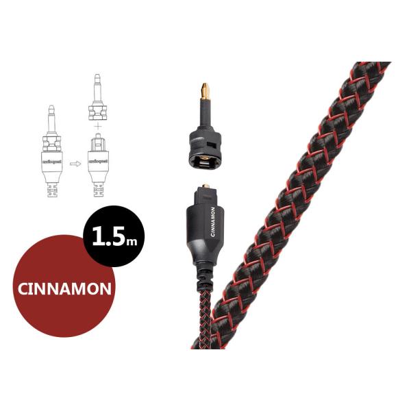 audioquest - OPT3 Cinnamon/1.5m（OPT3/CIN/1.5M）（光デジ...