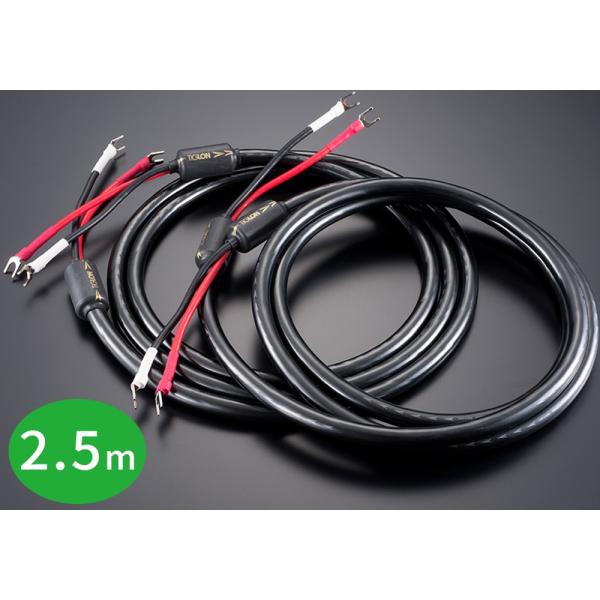 TIGLON - MSS-DF100SP-HSE/2.5m（ペア・両端Y端子）スピーカーケーブル【5...