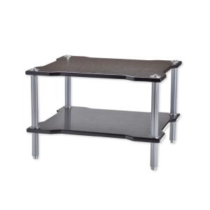 TIGLON - MPR-2（2段）耐荷重50kg/1段 支柱長さ選択 小型オーディオラック【メーカー直送品（代引不可）・納期は確認後ご連絡】