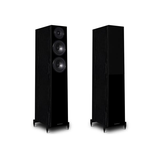 Wharfedale - DIAMOND12.4/ブラック（ペア）フロアスタンドスピーカー【メーカー...
