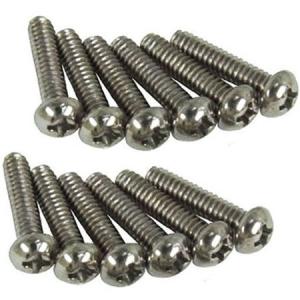 Fender フェンダー パーツ PICKUP AND SELECTOR SWITCH MOUNTING SCREWS CHROME (12) 0994925000 ネジ│直輸入品｜audio-mania