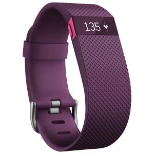 【バルク品】Fitbit (フィットビット) Charge HR 心拍数＋アクティビティリストバンド Plum (L) ｜直輸入品｜audio-mania