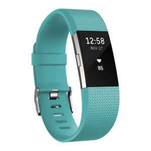 Fitbit(フィットビット) Charge 2 心拍数＋アクティビティリストバンド Teal (S) ｜直輸入品｜audio-mania