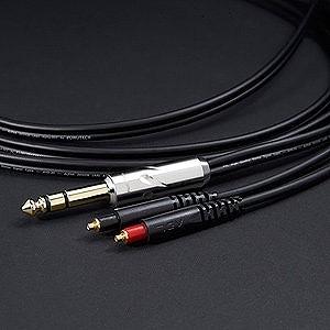 ADL iHP-35ML 1.3m 6.3mm ステレオジャック SHURE SRH1840 SRH1440 用リケーブル FURUTECH｜audio-mania