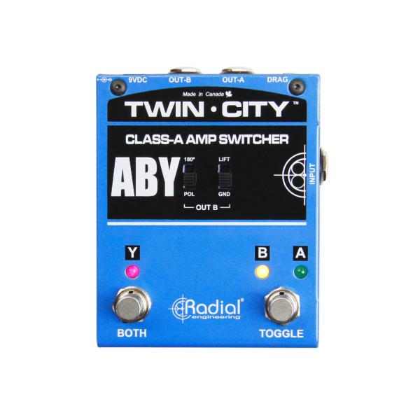 Radial エフェクター Twin-City Active ABY アンプスイッチャー｜直輸入品