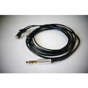 Sun Cable イヤホン用 リケーブル 交換ケーブル Black Star Shure  MMCX コネクタ Black SE215 ケーブル