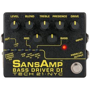 Tech21 エフェクター Sansamp Bass Driver DI V2｜直輸入品｜audio-mania