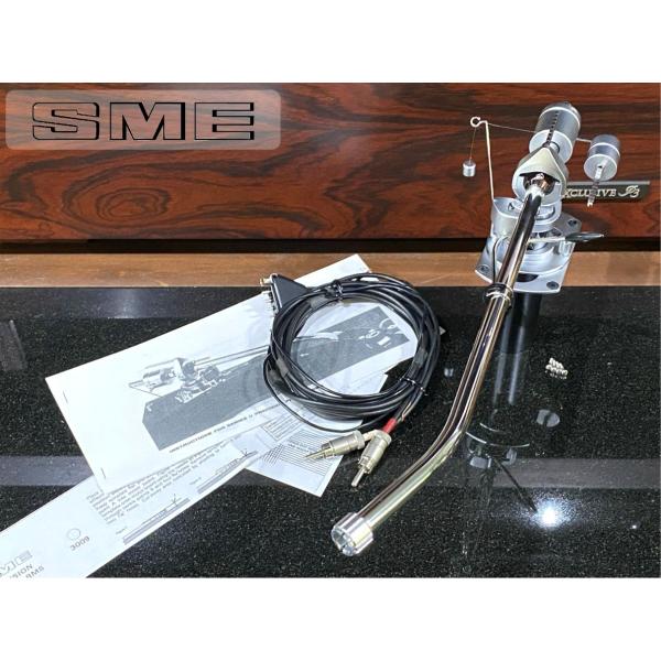 トーンアーム SME 3012 S2 ロング サブ針圧ウエイト/SMEケーブル等付属 リフターオイル...
