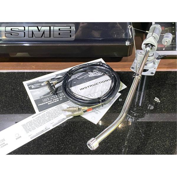 トーンアーム SME 3012 S2 ロング 初期型 分割ウエイト SMEケーブル付属 リフターオイ...