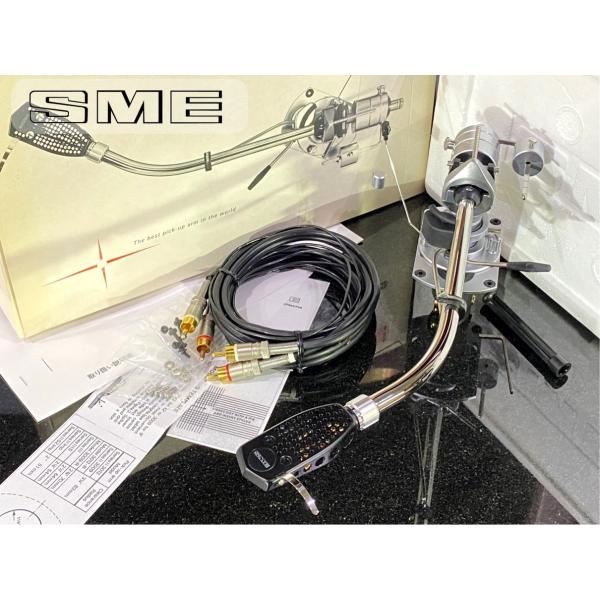 トーンアーム SME 3009-R 純正シェル/サブウエイト等付属品多数 リフターオイル補充済み A...