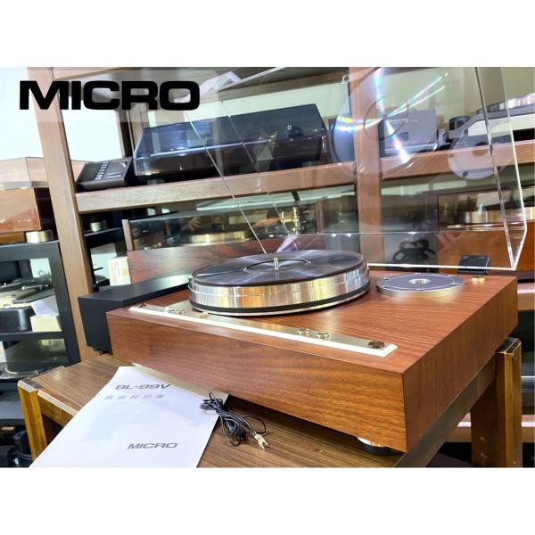 ターンテーブル MICRO BL-99V RP-99V 吸着式 ベース A-1203/輸送ネジ等付属...