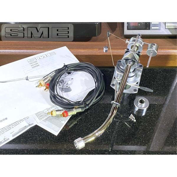 トーンアーム SME 3009-R サブウエイト/SMEケーブル等付属 リフターオイル補充済み Au...