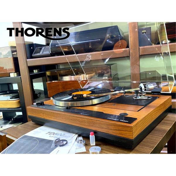 レコードプレーヤー THORENS TD521 SME 3012-R 搭載 新品ベルト/SMEシェル...