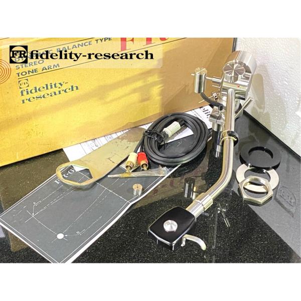 トーンアーム fidelity-research FR-64S 純正シェル/ケーブル等付属品フルセッ...