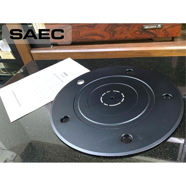 SAEC SS-300 特殊金属製 ターンテーブル シート ソリッドマット Audio Statio...