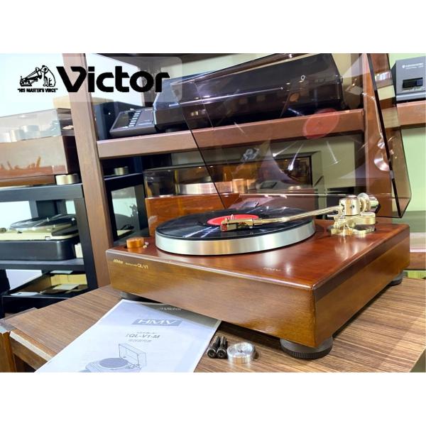 レコードプレーヤー Victor QL-V1-M 純正シェル等付属 当社整備/調整済品 リフターオイ...