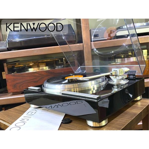 レコードプレーヤー KENWOOD KP-9010 オートリフトアップ 純正シェル/輸送ネジ等付属 ...