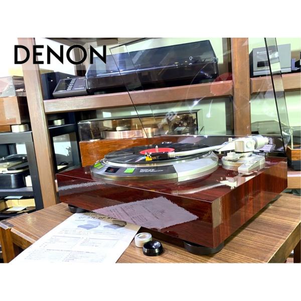 レコードプレーヤー DENON DP-57L S字パイプ仕様 ウエイト2種/シェル/カートリッジ等付...