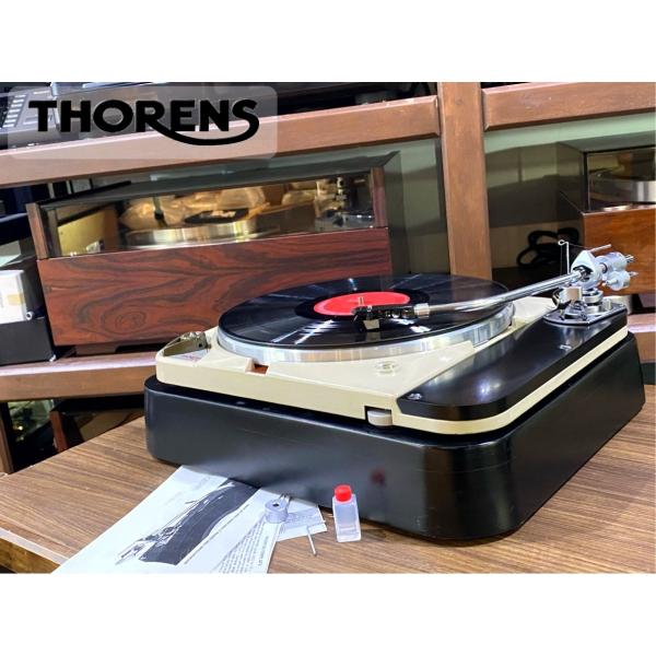 ターンテーブル THORENS TD124 SME 3012 S2 ロングアーム 搭載 SMEシェル...