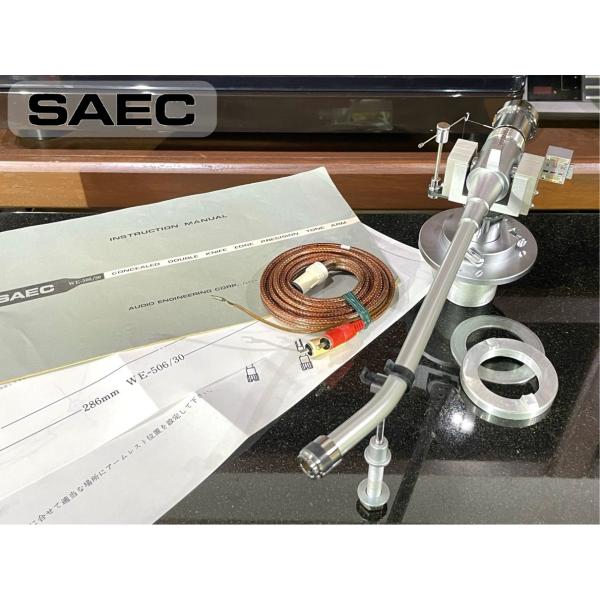 トーンアーム SAEC WE-506/30 ロング トーンアーム CX-5006A PHONOケーブ...