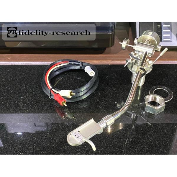 トーンアーム fidelity-research FR-14 純正シェル/ケーブル等付属 リフターオ...