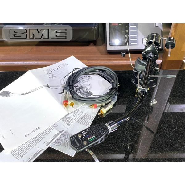 トーンアーム SME 3009-R BLACK 希少 SMEシェル/サブウエイト/ケーブル等付属 リ...