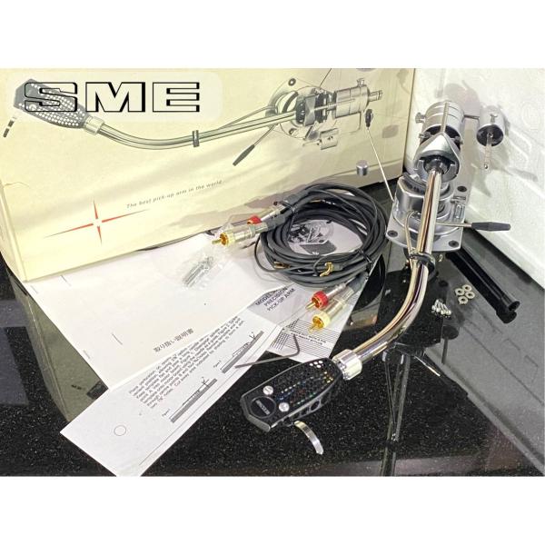 トーンアーム SME 3010-R SMEシェル/サブウエイト等付属品多数 リフターオイル補充済み ...