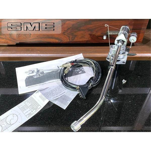 トーンアーム SME 3012 S2 ロング サブ針圧ウエイト/SMEケーブル等付属 リフターオイル...