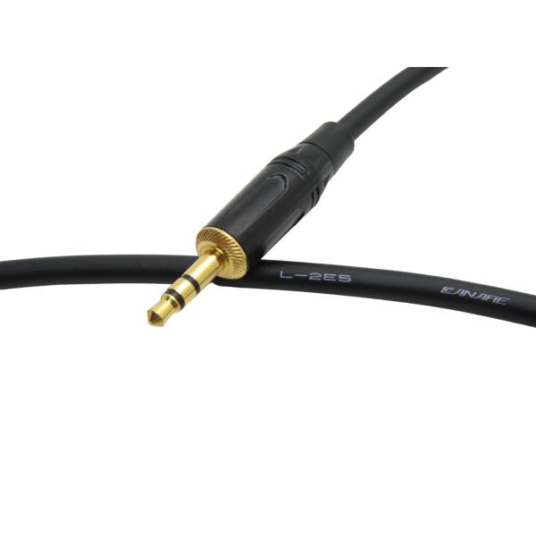 CANARE カナレ L-2E5 ステレオミニケーブル 1本 (長さ選択可0.5m~10m)
