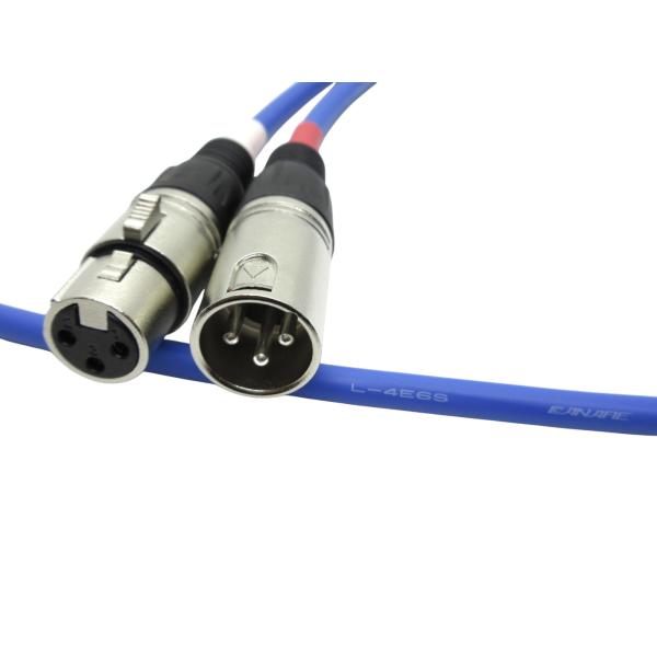 XLRケーブル 2本1セット | ケーブル：CANARE カナレ L-4E6S | プラグ：CLAS...