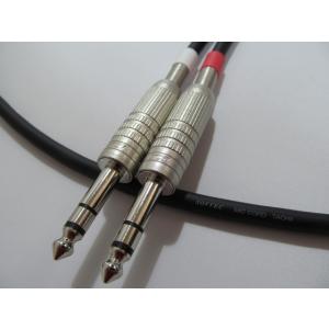 TRSフォンケーブル 2本1セット | ケーブル：立井電線 SOFTEC MIC CORD | プラ...