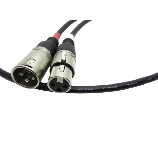 XLRケーブル 2本1セット | ケーブル：立井電線 T-4E6S | プラグ：CLASSIC PR...