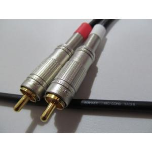 立井電線 SOFTEC MIC CORD RCAケーブル 2本1セット 1.0m [A]