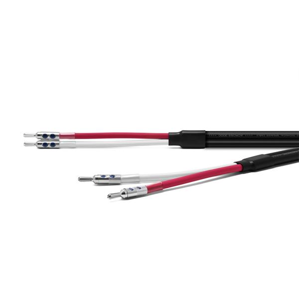 OYAIDE　ACROSS3000 B/2.5mペア（バナナ端子付・2.5mx2本）　スピーカーケー...