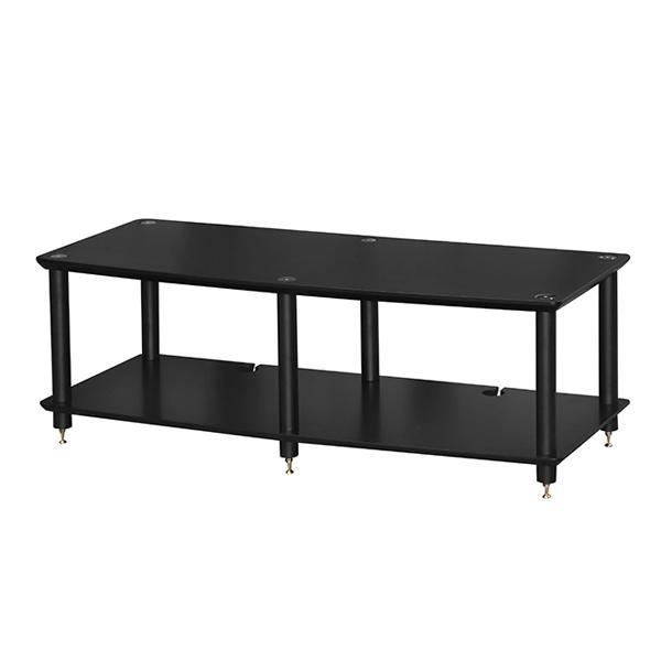 【代引き不可】SOUND MAGIC　AI02BB（棚板：ブラック・ポール：ブラック）　AVラック　...