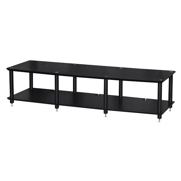 【代引き不可】SOUND MAGIC　AI22BB（棚板：ブラック・ポール：ブラック）　AVラック　...