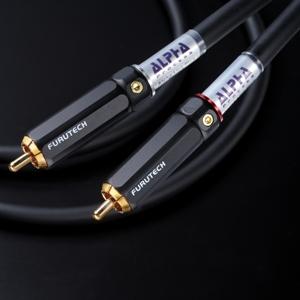 FURUTECH　ALPHA Line PLUS（1.0mx2本）　RCAピンケーブル　フルテック　ALPHA LinePLUS｜audioshop