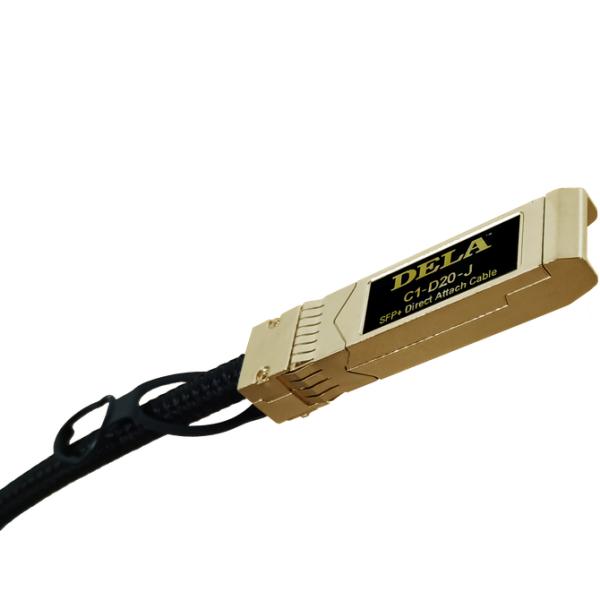 【ポイント10倍】DELA　C1-D20-J/2.0m　オーディオ専用SFP/SFP+ LAN ケー...