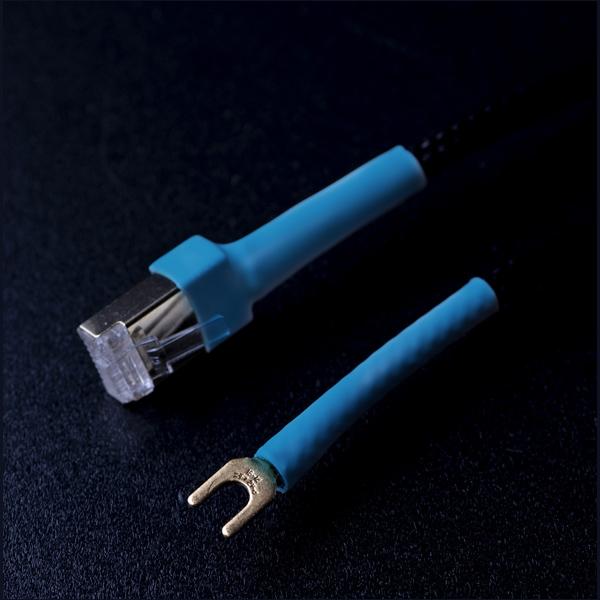 KOJO　CLONE2L/1.2m（LANプラグ ーY型端子(M4推奨)）　アース線　光城精工