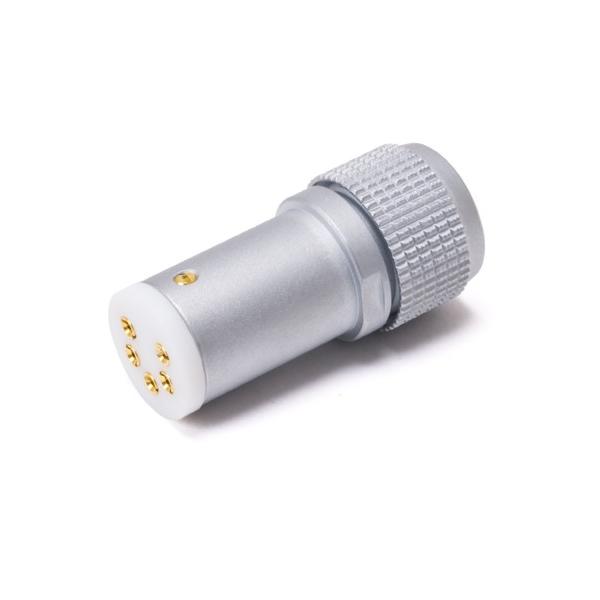 【即納！】OYAIDE　DJ155SBCG　自作用フォノ5pin　サンドブラストクロムメッキシェル　...