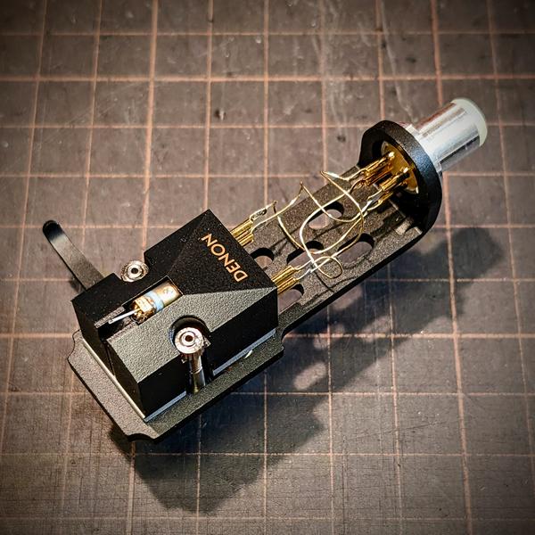 【カートリッジ装着済セット】オリジナルシェル／ K18リード線／ DL103R ／アルミスペーサー／...