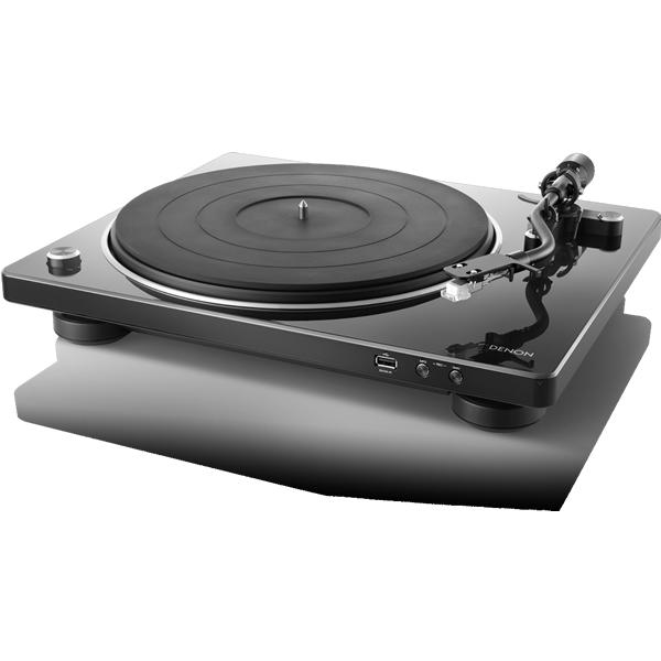 DENON　DP-450USB-BK（ブラック）　USBメモリへダイレクト録音対応レコードプレーヤー...
