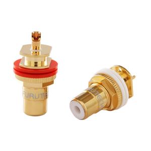 FURUTECH CF-BNC(R) （2本1組) ロジウムメッキ 75ΩBNCプラグ