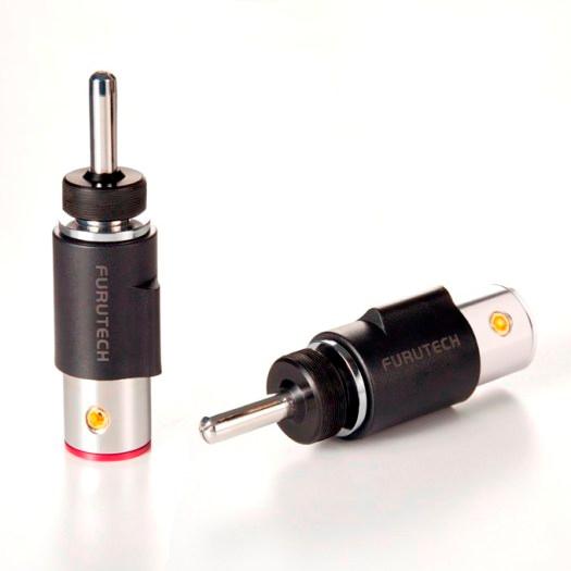 【納期情報：納期未定】FURUTECH　FT-212-R（4個1組・ロジウムメッキ)　バナナプラグ　...