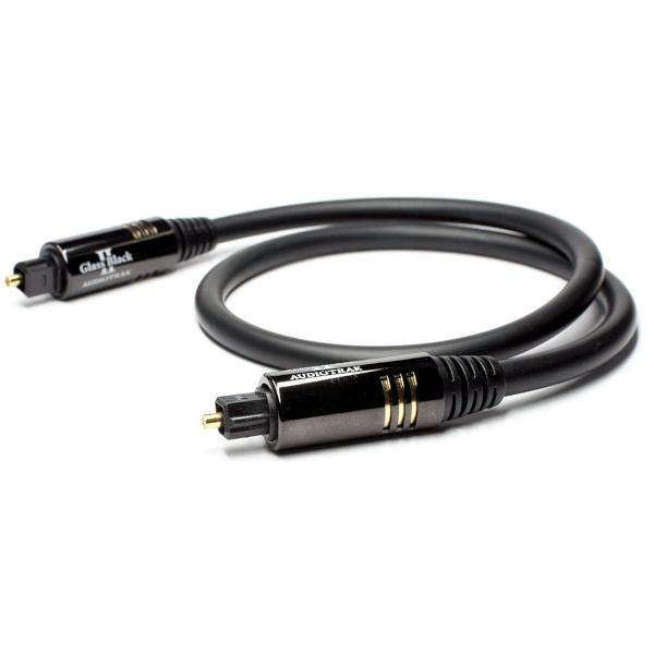 AUDIOTRAK　Glass Black 2 plus/1.5m　オーディオ光ケーブル（角型⇔角型...